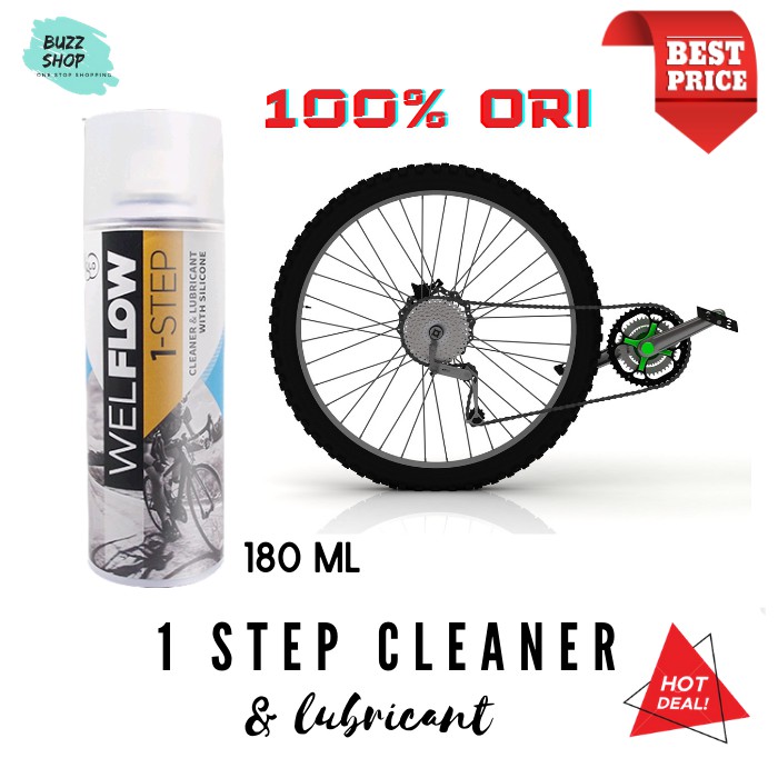 Pembersih &amp; Pelumas Kabel Rem dan Rantai Sepeda / Iglo 1 Step Cleaner &amp; Lubricant ORI