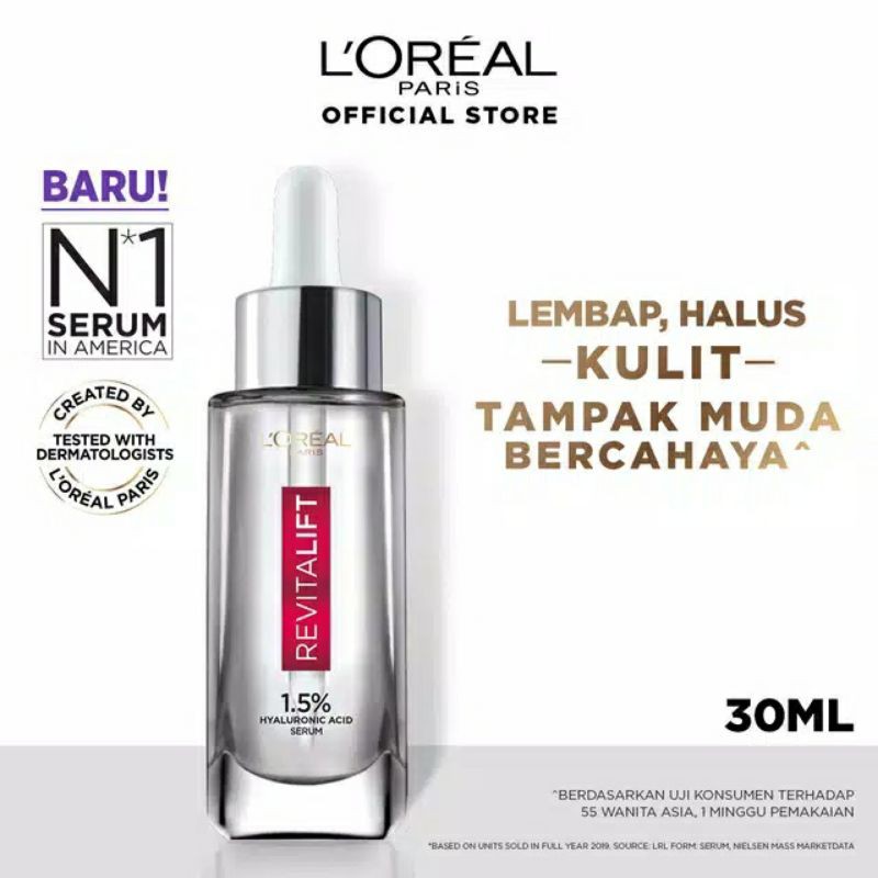 ☃Cutezz_Ching1☃L'oreal Paris Revitalift Hyaluronic Acid Serum