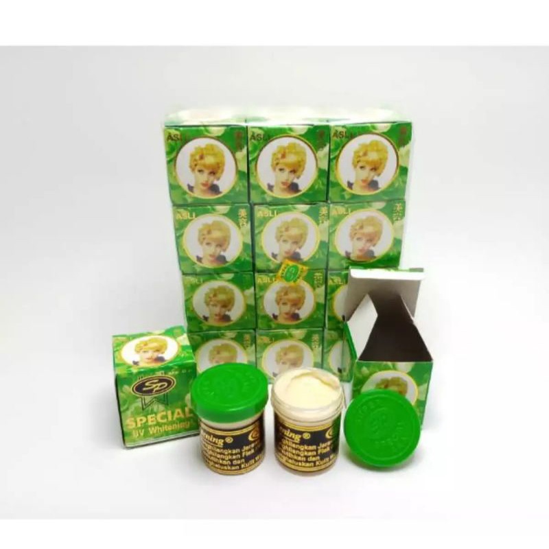 Cream Sp Ijo  UV Whitening(pcs) | Cream Sp Tutup Hijau | Cream Sp Hijau