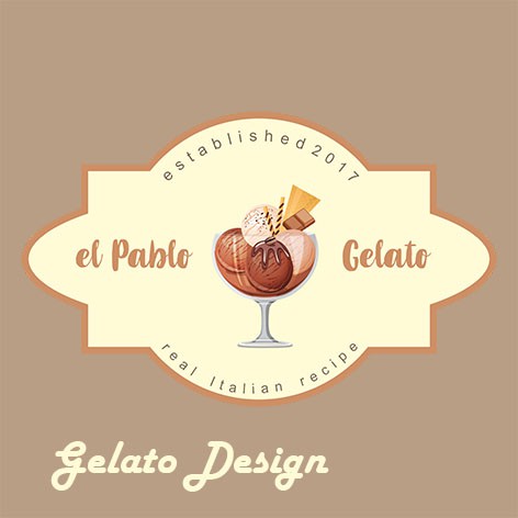 

LABEL PRODUK GELATO [ BISA PILIH DESAIN ]