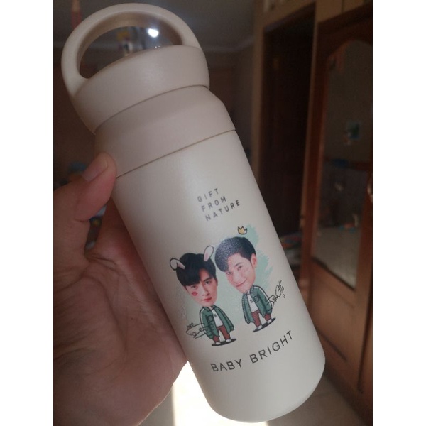 [READY STOCK] GMMTV Krist Perawat Singto Prachaya plush doll art portrait clutch tshirt LED Fan Ligh