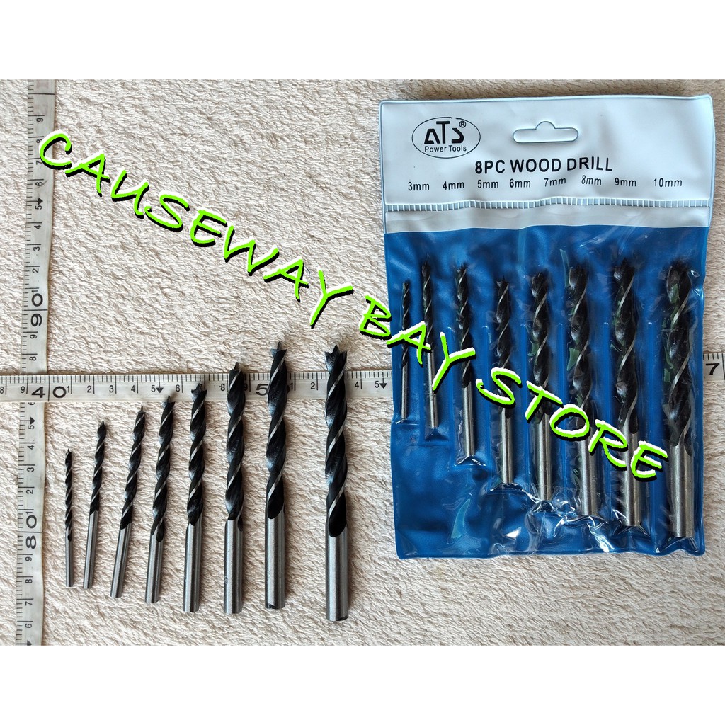MATA BOR KAYU 1 SET ( 8PCS )