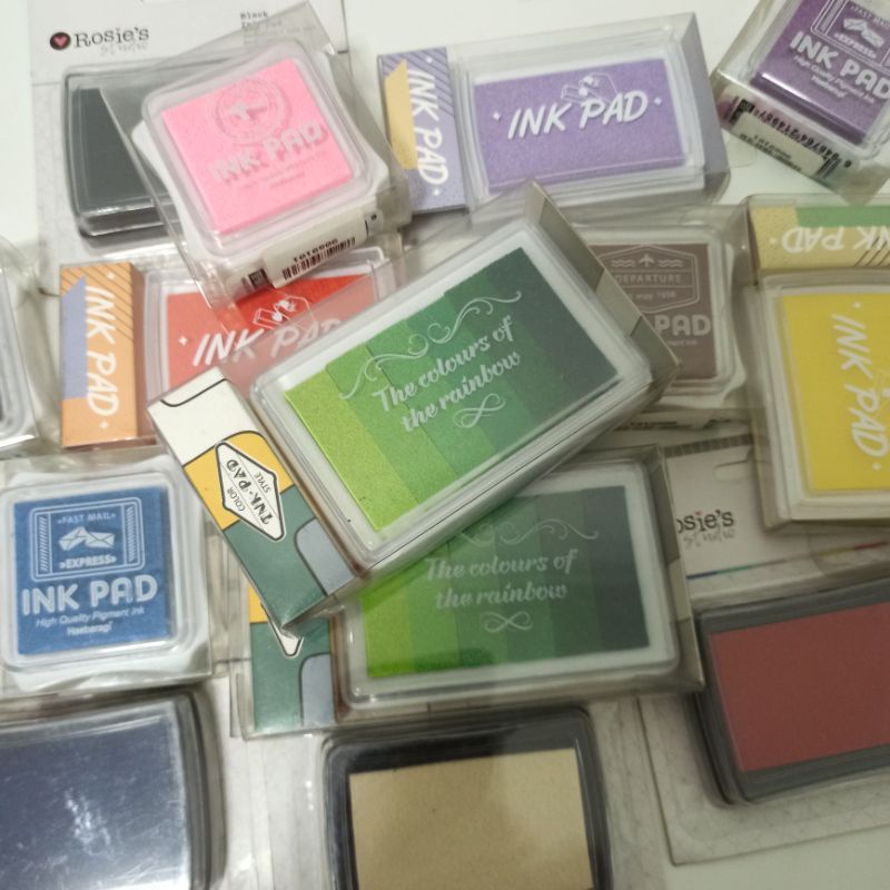 Aneka Ink Pad Bak Tinta Cap Stamp Pad Color