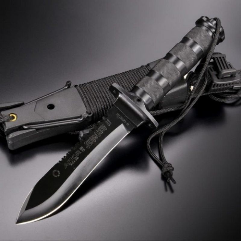 COD PISAU BANYONET BUSHCRAFT AITOR JUNGLE KING 2 II HITAM