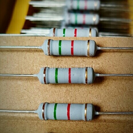 resistor 1K5 ohm 2 watt taiwan 10pcs
