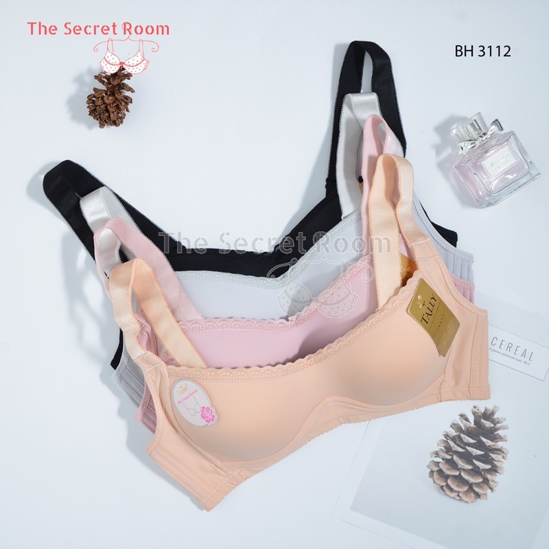 TALLY BRA BH 3112 I TANPA KAWAT I CUP B BESAR | BUSA TIPIS I SIZE 36 - 42