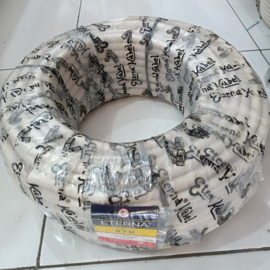 kabel NYM 3x4mm 4mm 4 x 4mm pejal kabel listrik SNI permeter