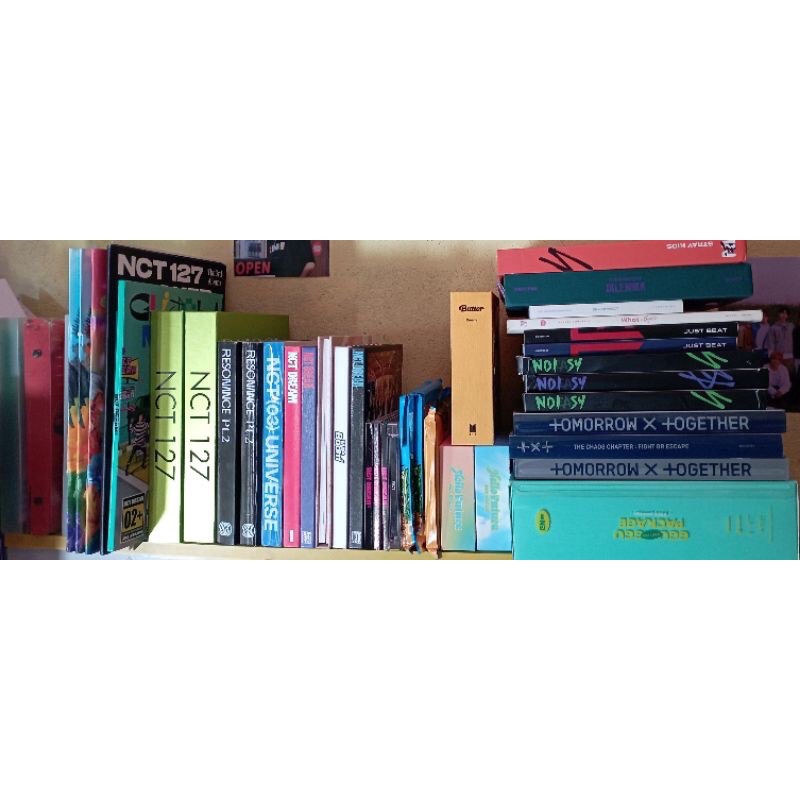 Album sealed & only nct twice dicon skz straykids just b beat glitch mode sticker hello future helfu