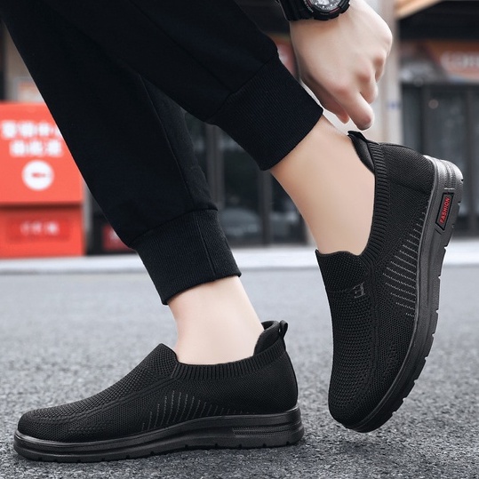 TBIG [COD] Sepatu Slip On Import FORFASHION Sepatu Import Pria Sekolah Kuliah Sepatu Murah Import