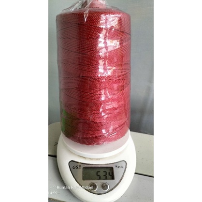 Benang Rajut Nilon PP merah cherry