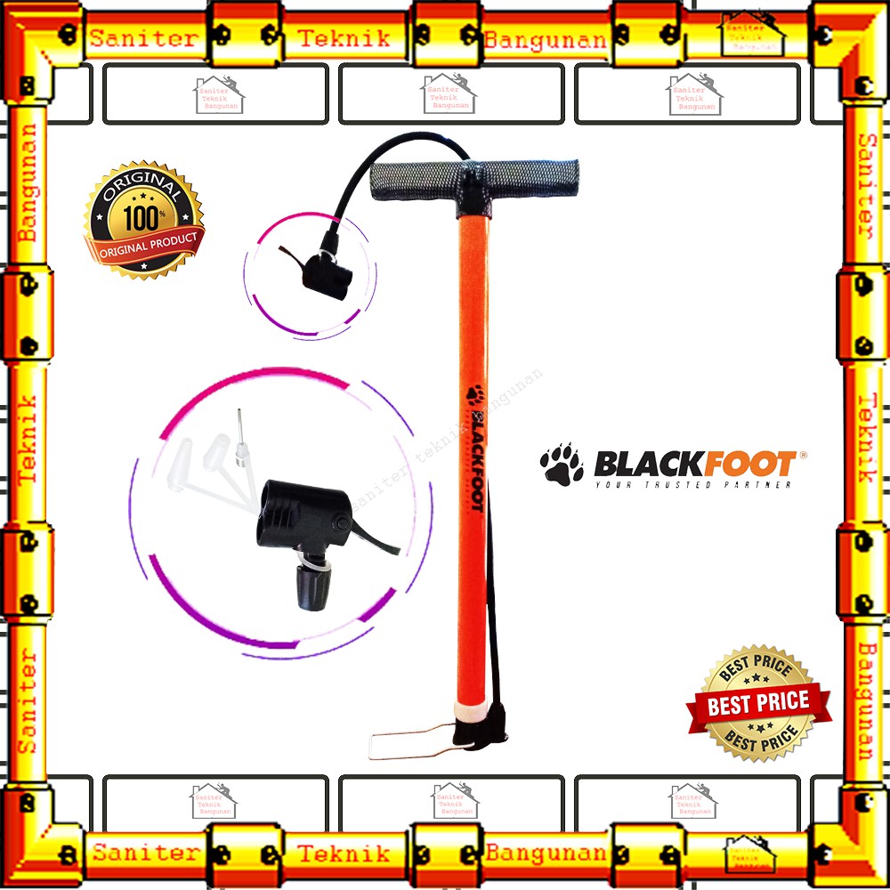 Blackfoot Pompa Angin Ban Sepeda Portable