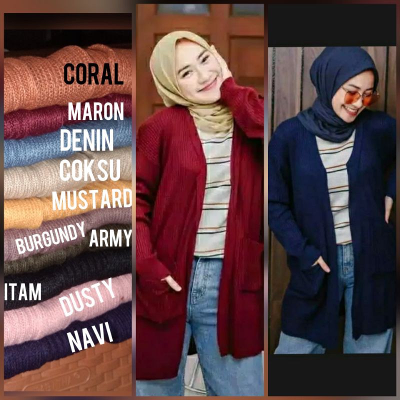 CARDIGAN BELE RAJUT/CARDIGAN WANITA