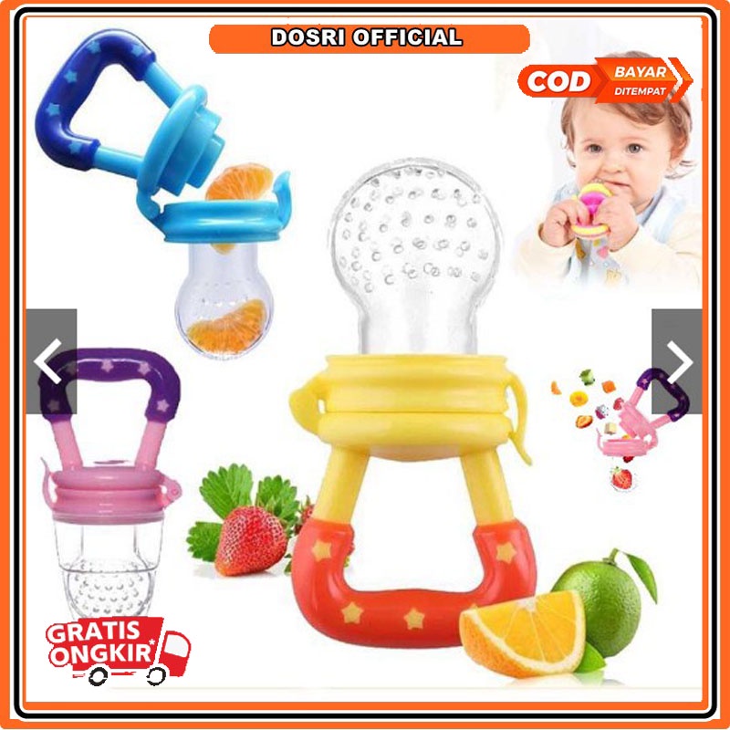 [BISA COD] 1Pcs Empeng Dot Buah Bayi Gigitan Bayi Fruit Feeder Dot Kompeng Nipple Buah Anak Bayi