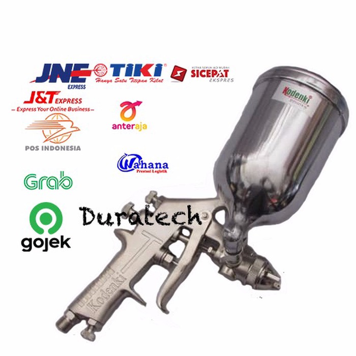Promo Kodenki Spray Gun + Tabung Atas F-75G Komplit / Alat Semprot Cat Kodenki F75G