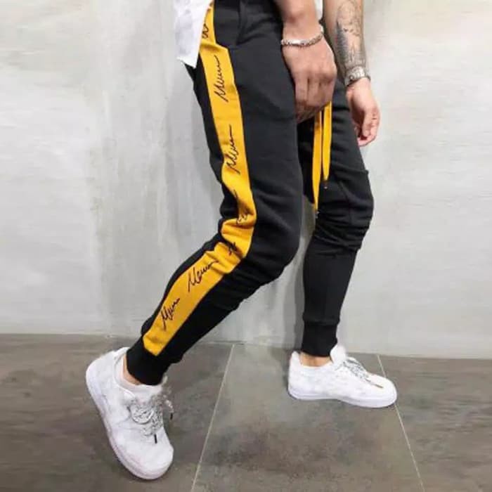 TBI Celana Jogger New Modis Kombinasi Samping Pria Jogger Pant Training