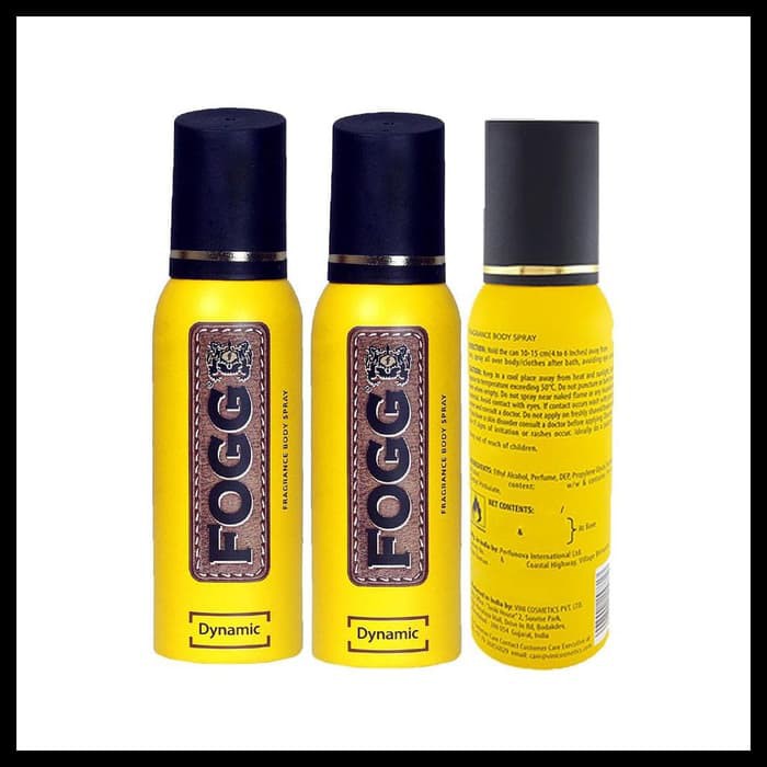 Fogg Parfum DYNAMIC Body Spray 120ML KUNING