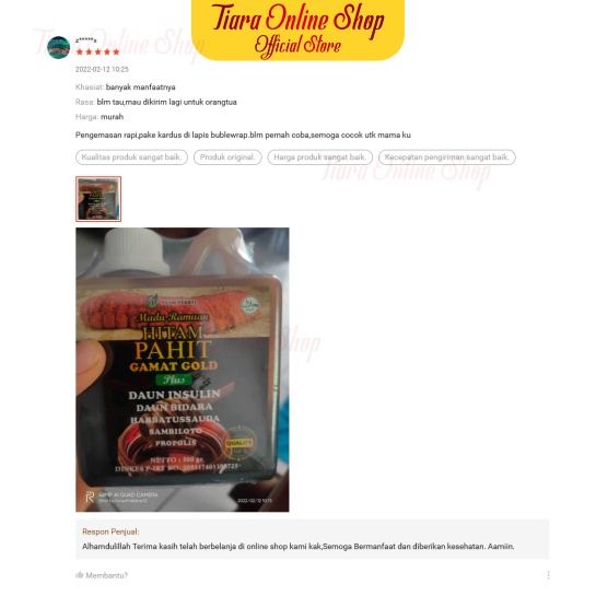 Madu Hitam Pahit GAMAT GOLD plus 500 gr Daun Insulin dan Sambiloto / Syam Herbal Original