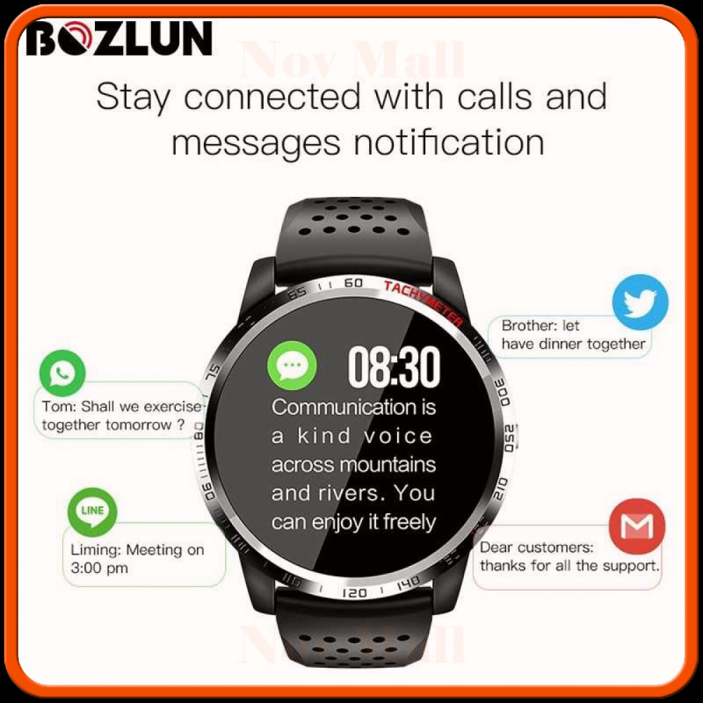 SKMEI Bozlun Smartwatch Jam Tangan Heart Rate Calorie - W3