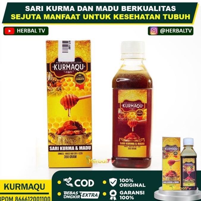 

TERLARIS Obat Herbal Batuk Berdarah - Bronkitis - TBC - Sari Kurma Kurmaqu Asli /OBAT HERBAL ASAM URAT/OBAT HERBAL PELANGSING/OBAT HERBAL KOLESTEROL/OBAT HERBAL DIABETES