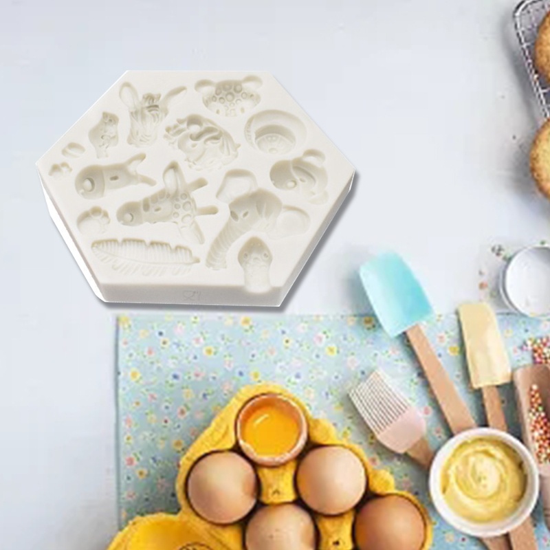 Cetakan Kue / Cokelat / Buah / Es / Jelly / Permen DIY Bahan Silikon