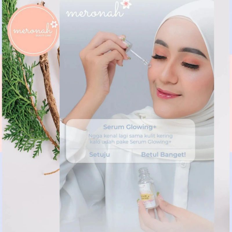 SERUM GLOWING PLUS DAN PLATINUM MERONAH BEAUTYCARE GLOWING MAKSIMAL