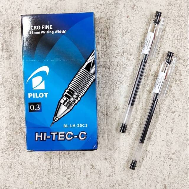 

(PCS) BALLPOINT / BOLPOIN / PEN GEL HITEC PILOT 0.3MM