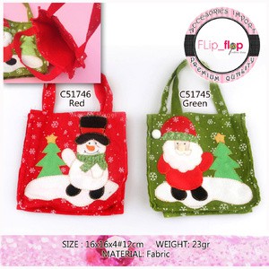 

Gift Cute Bag Snowman, Sinterklaas Festival Party - Tas Jinjing Natal