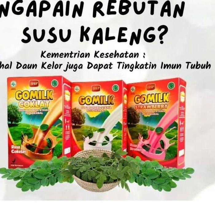 

Jangan Sampai Kehabisan!!! (Bisa COD) Gomilk Go milk susu kambing ettawa plus herbal daun kelor dan mengkudu cocok untuk anak dan dewasa #Terbagus
