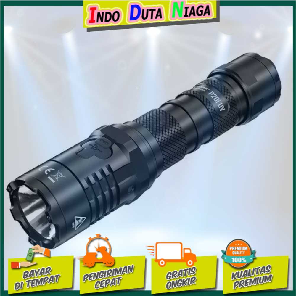 IDN TOOLS - NITECORE P20iUV Senter LED with UV Light SST-40-W 4xUV LED 1800 Lumens