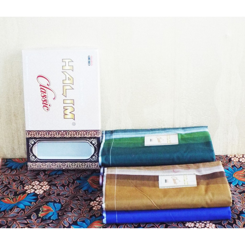 SARUNG HALIM CLASSIC COLOUR DEWASA
