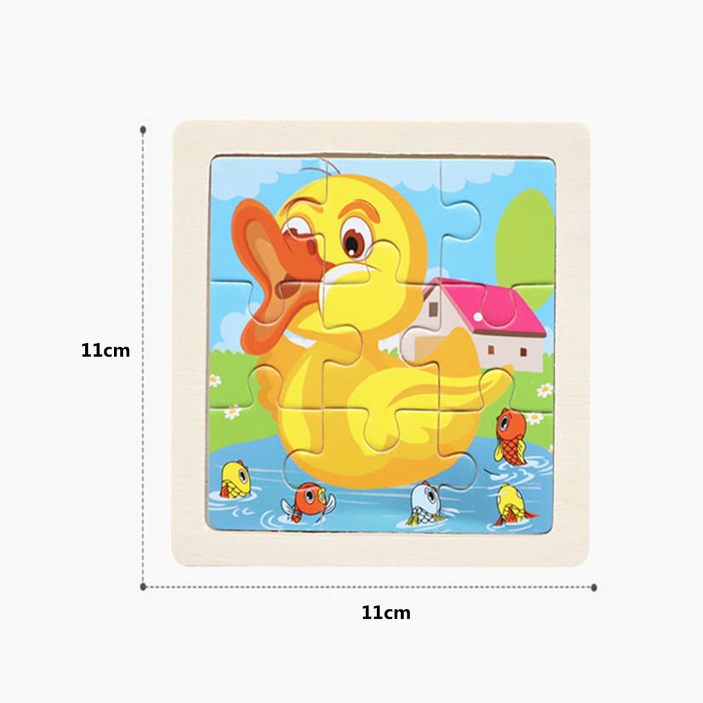 INFY - T002 WOODEN PUZZLE / PUZZLE KAYU JIGSAW / MAINAN PUZZLE KAYU ANAK