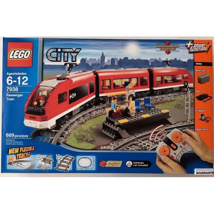 lego city passenger train 7938