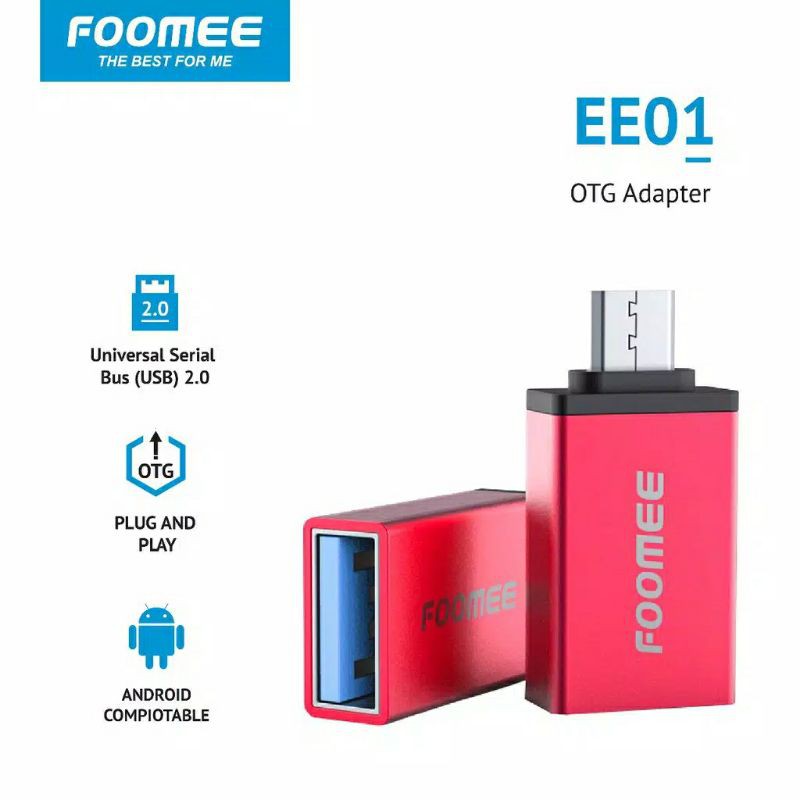 Foomee EE01 OTG Adapter USB to Micro USB