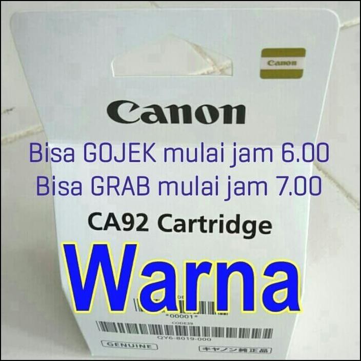 PRINT HEAD CANON G1000 G2000 G3000 G4000 CA92 COLOR CARTRIDGE - WARNA