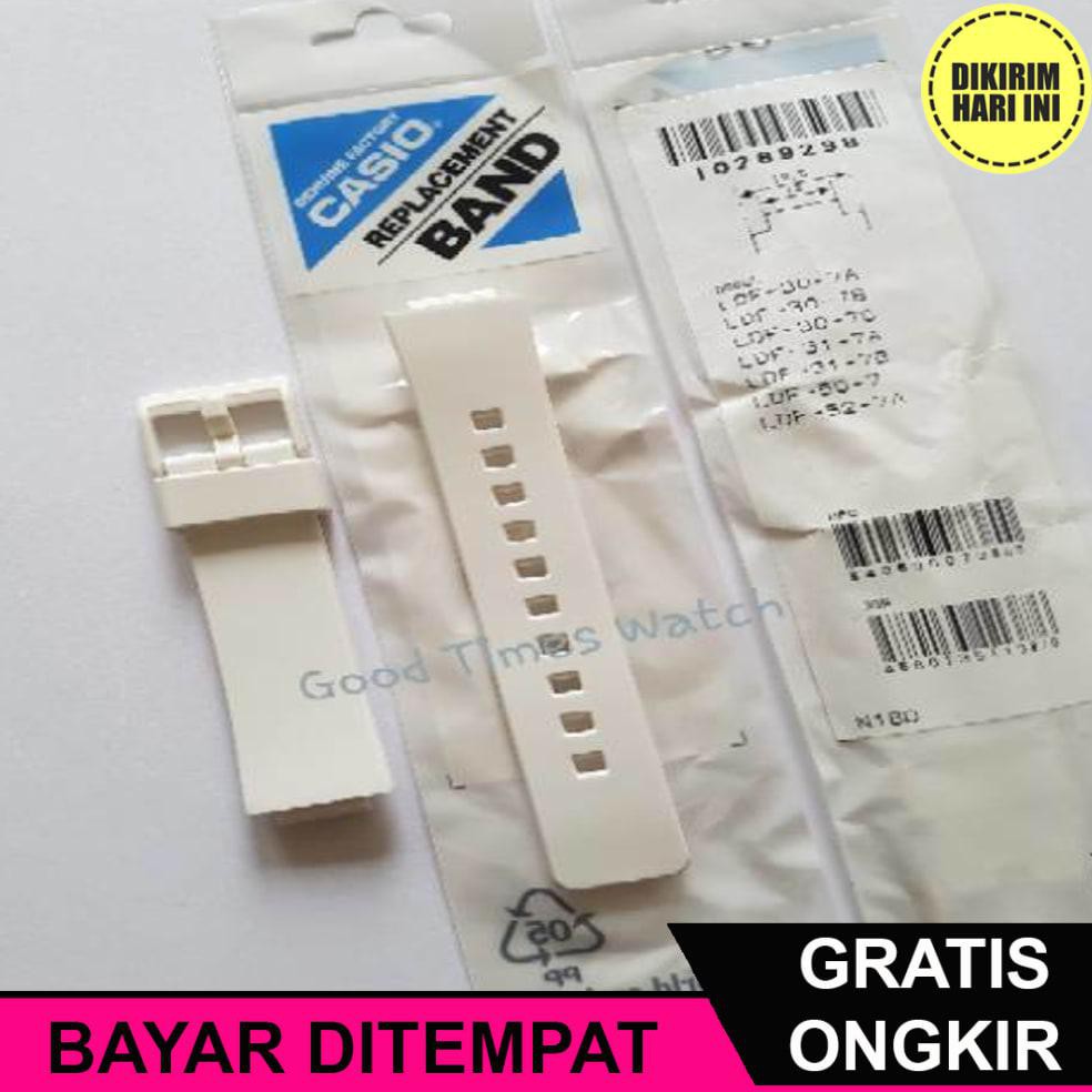 (BAYAR DITEMPAT) OE4804 STRAP CASIO LDF-30-7 LDF-31 LDF-50 LDF-52 CASIO ORIGINAL