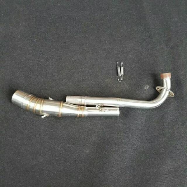 pipa Leher knalpot inlet 38mm vega r zr jupiter z z1 supra x fit 125 smash blade astre