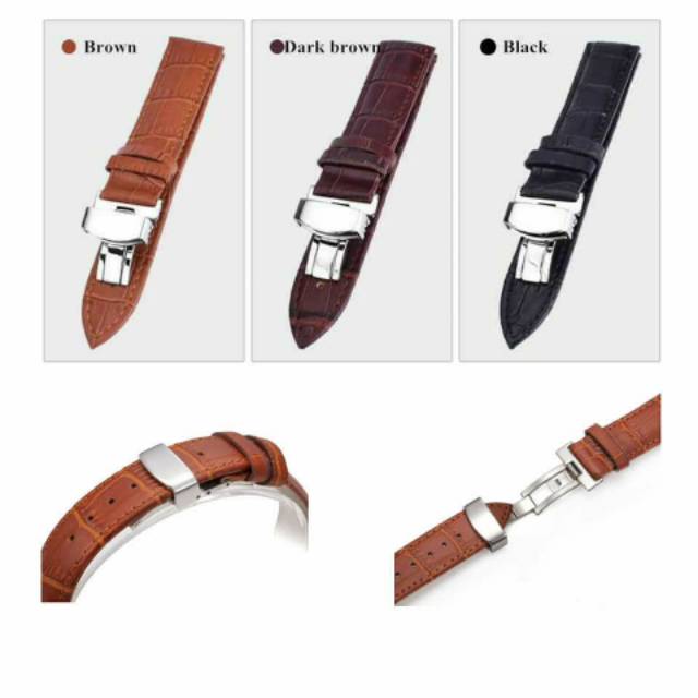 Tali Jam Strap Watch Casio MTP Casio Ediface Leather strap