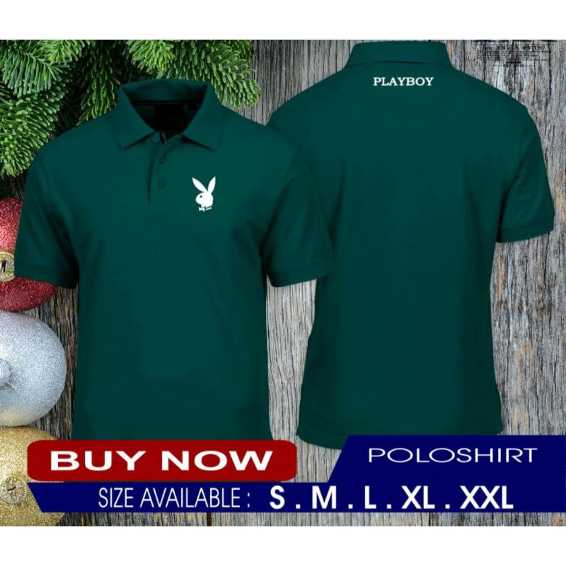 kaos polo katun playboy