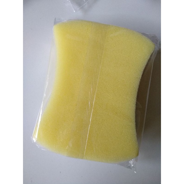 Spon Cuci Busa Cuci Mobil Motor Piring Kuning 8 Busa Foam Wash Tebal Sponge