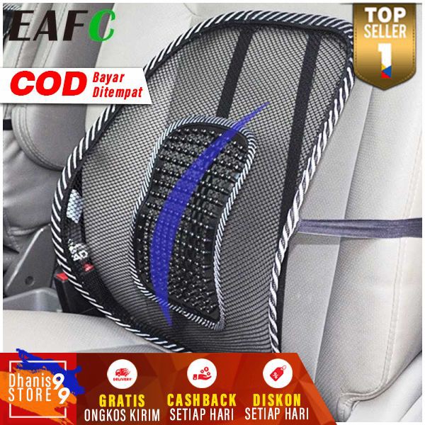 Sandaran Kursi Mobil Mesh Lumbar Back Support Dynamic Backrest Penyangga Senderan Korsi Multifungsi