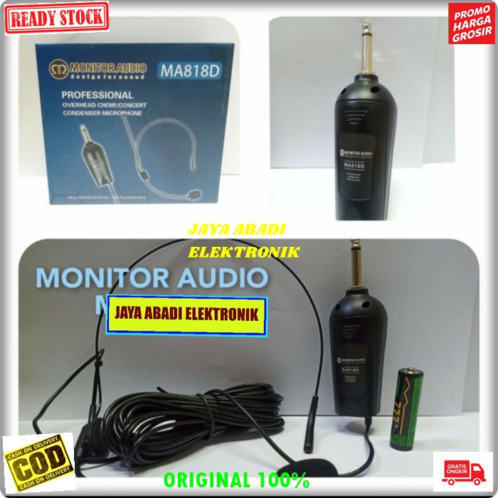 G519 ORI MIC KABEL HEADSET 8 METER BANDO KLIP CLIP BLACKSPIDER MIK MIKROPON MIKROPHONE CABLE MICROPH