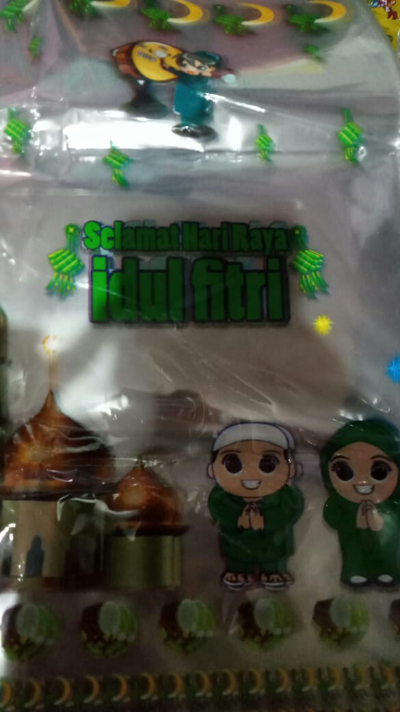 Isi12pcs Opp Bintang 22x45cm Kantong Plastik Opp Ultah Polos 22x45cm Bintang Ulang Tahun Souvenir