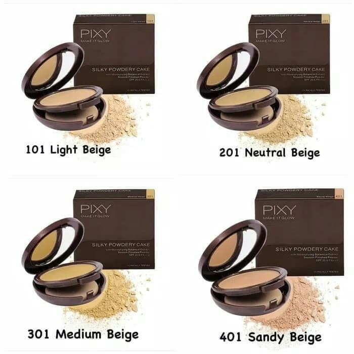 Pixy Make It Glow Silky Powdery Cake SPF 35 10g