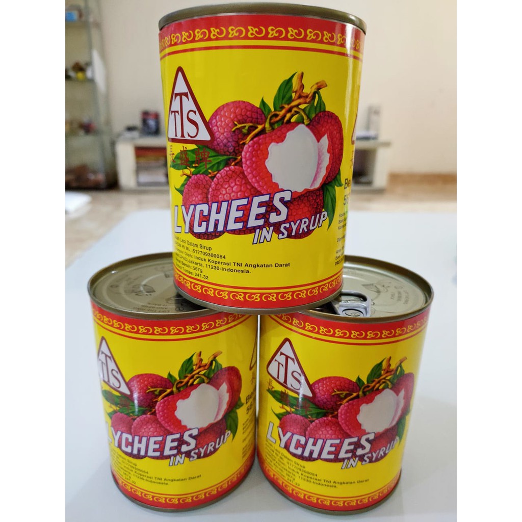 Leci Kaleng / Lychees In syrup 567gr / Lychee kaleng buah / Leci kaleng buah / leci buah kaleng