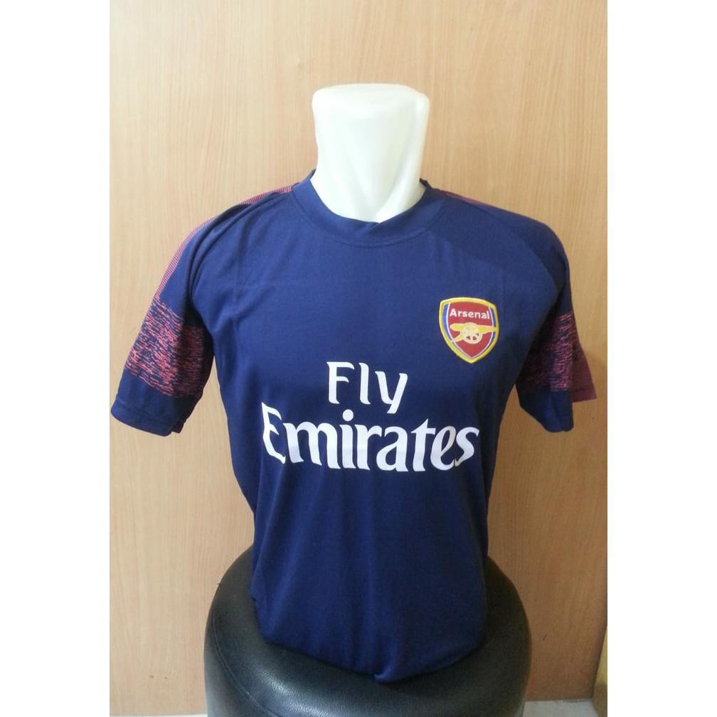 kaos jersey bola arsenal away baru 2018-2019 lokal -gallspt