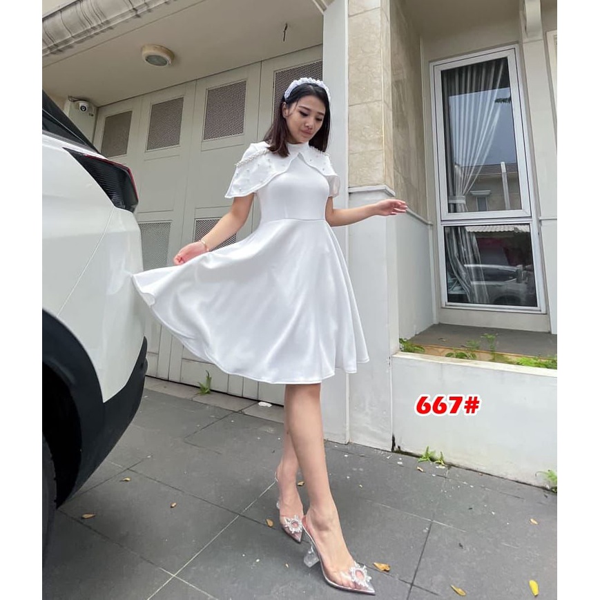 667#dress scuba wanita//dress natal dress pesta wanita terbaru