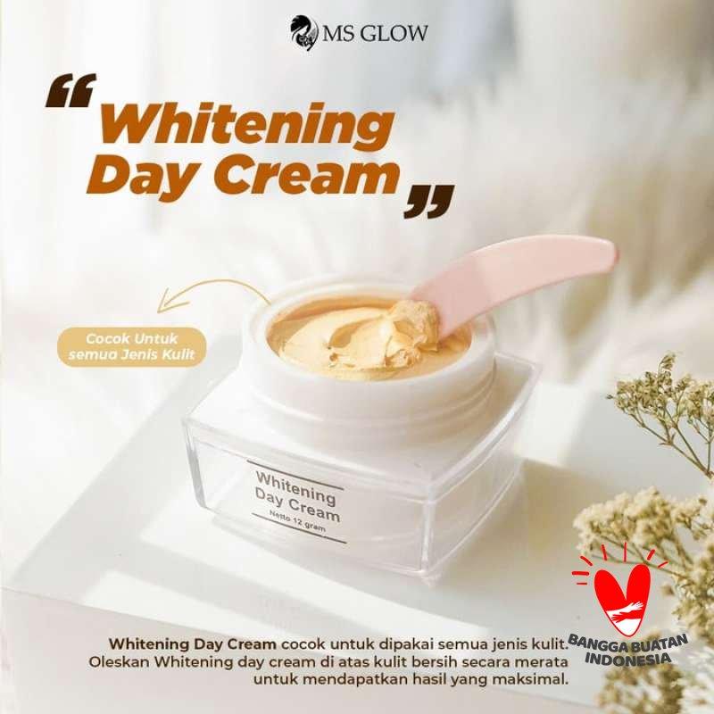 Ms Glow Whitening day cream,ms glow day cream,day cream whitening,ms glow original,perawatan