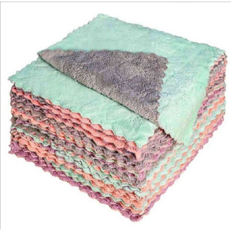 KAIN LAP PIRING ANTI MINYAK TEBAL / KAIN LAP MICROFIBER DAPUR