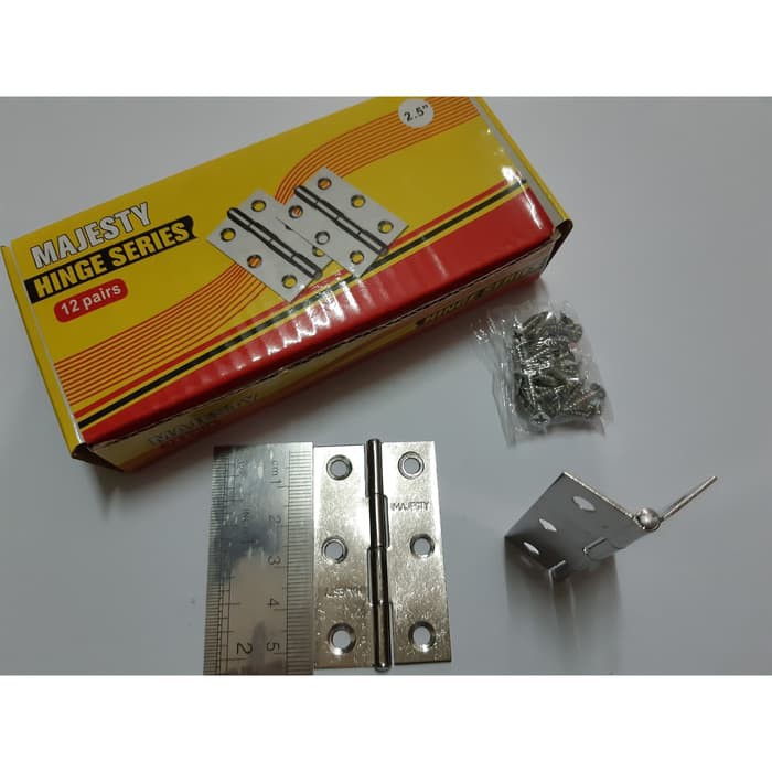 Engsel Kupu Mini Kecil 2.5" STAINLESS Pintu Lemari Kayu Kotak Box Peti EAK