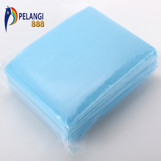 Disposable Bed Sheet Alas Sprei Hotel Rumah Sakit Salon Klinik Blue | Disposable Bed Sheet | Alas Bed Facial Massage | Sprei Hotel | Sprei Rumah Sakit | Salon | Klinik